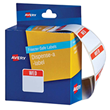 Avery Label Dispenser Wednesday Freezer Safe 24x24mm 100 Pack
